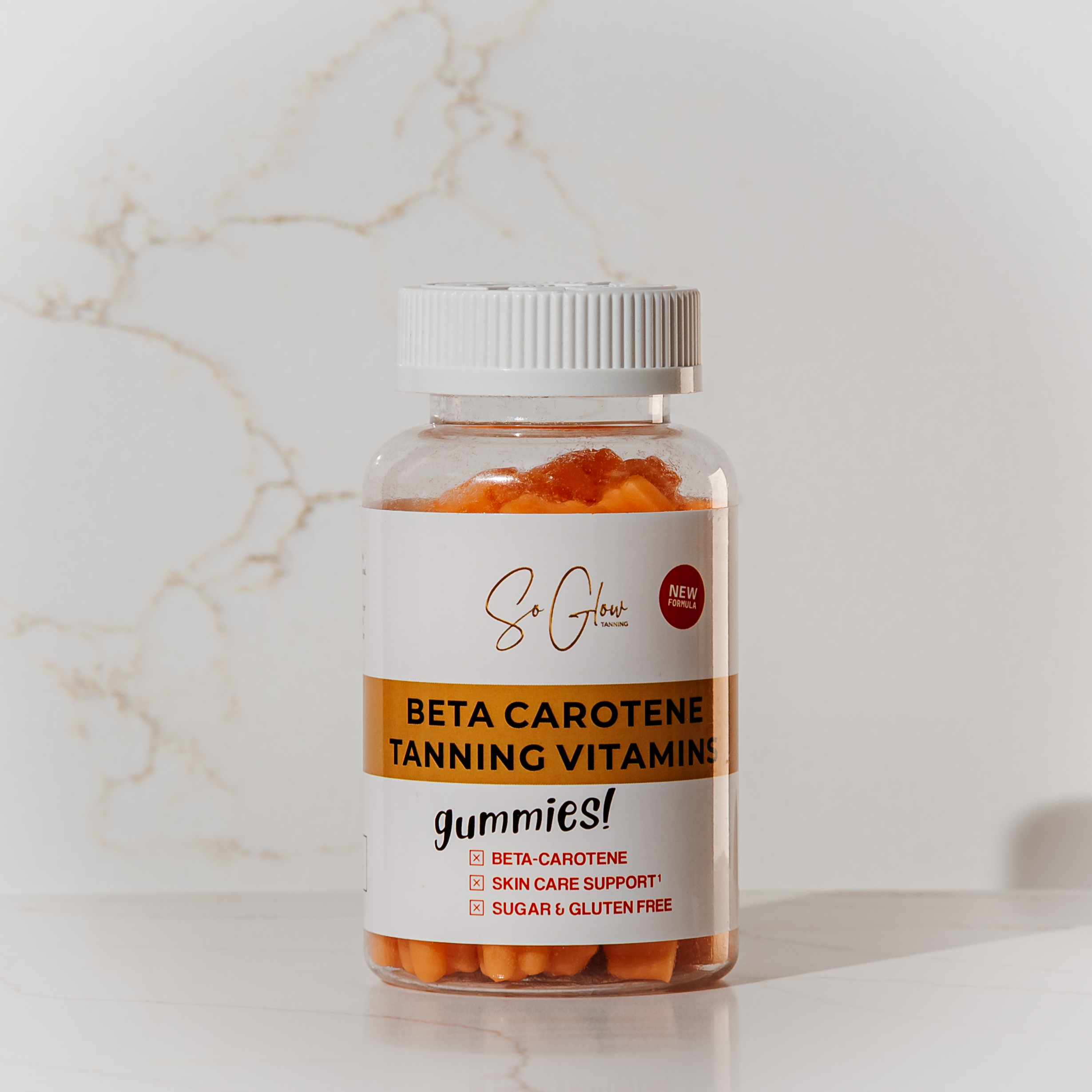 Beta Carotene Tanning Gummies - 1 Month Supply