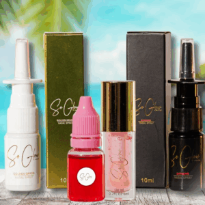 Bundle 2 - Black or Golden Grade Tanning Accelerator + Oral Drops + Any Lip Product